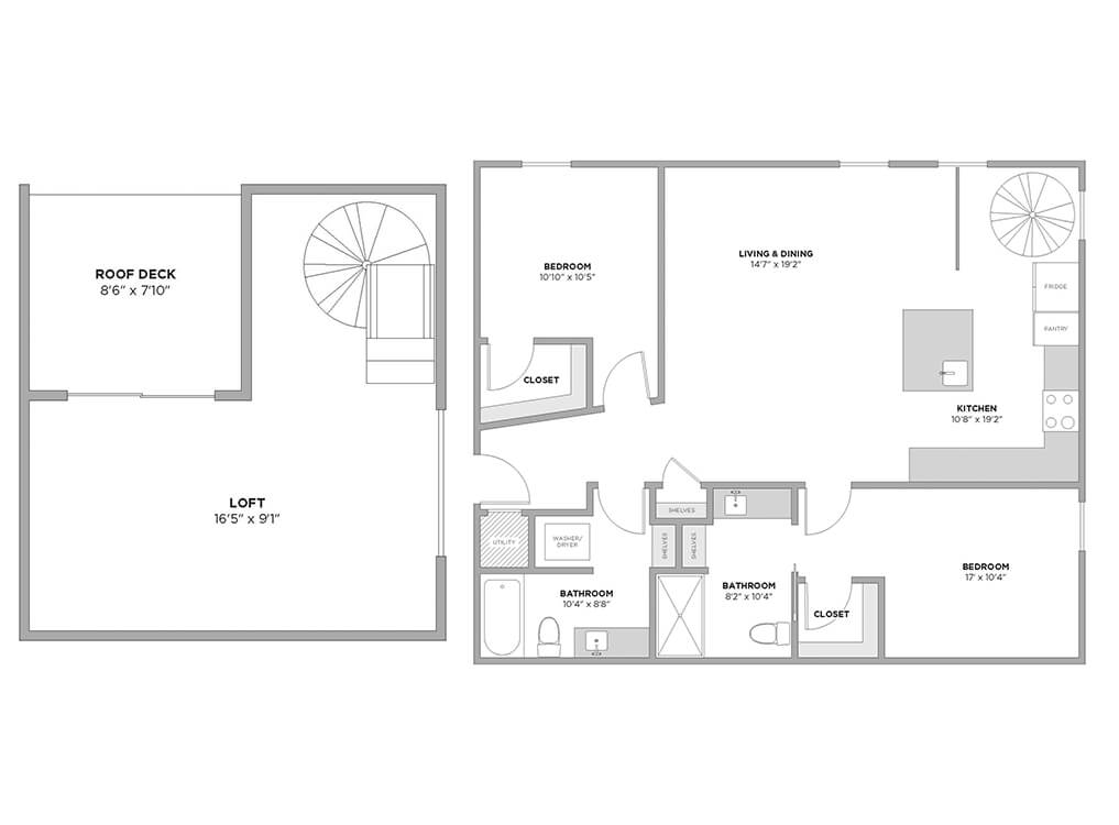 sequoyah 2 bedroom floorplan